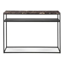Stone Console, Dark Emperador Marble