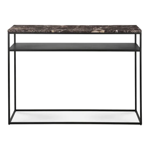 Stone Console, Dark Emperador Marble