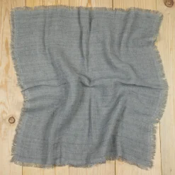Stone Washed Linen Dinner Napkins, Grey, Set of 4^Be Home Discount