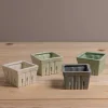 Stoneware Berry Basket, Set of 4
