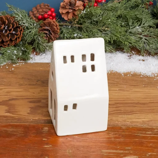 Stoneware Village House, Small^Be Home Fashion
