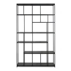 Studio Solid Black Teak Rack