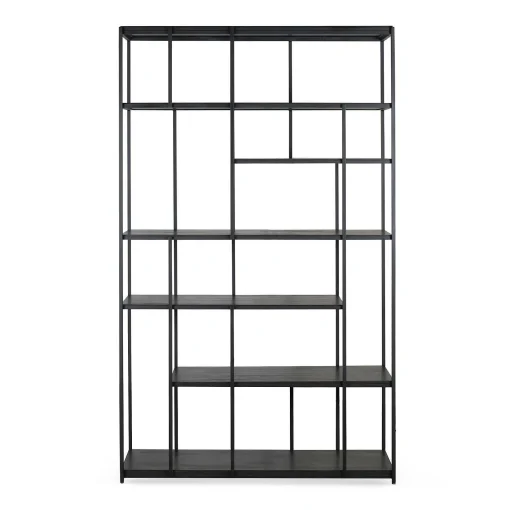 Studio Solid Black Teak Rack