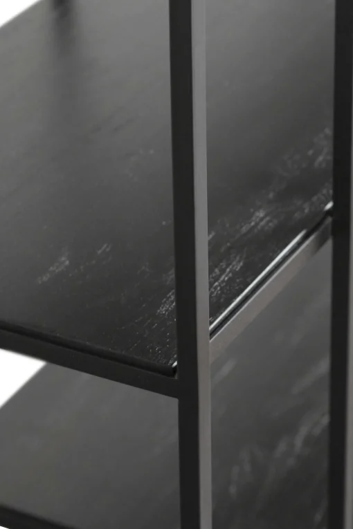 Studio Solid Black Teak Rack