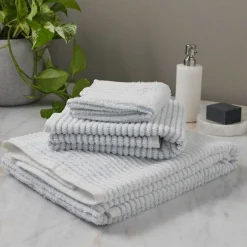 Sullivan Hand Towel, Sterling Blue