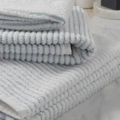 Sullivan Hand Towel, Sterling Blue