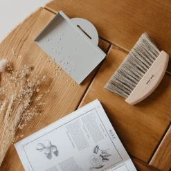Table Brush and Dustpan Set, Grey^Be Home Cheap