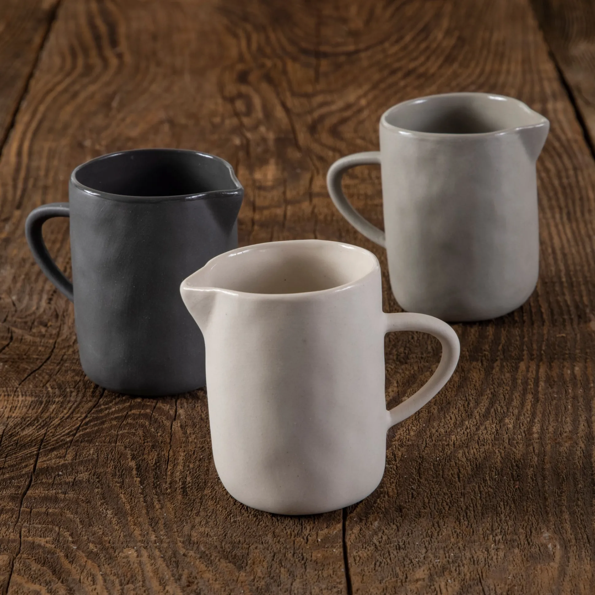 Tam Stoneware Creamer, Sterling^Be Home Flash Sale