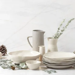 Tam Stoneware Dessert Bowl, Pearl, Set of 4^Be Home Flash Sale