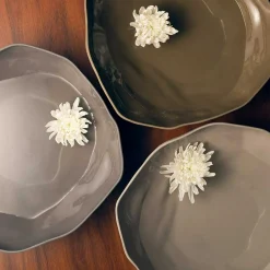 Tam Stoneware Large Serving Bowl, Sterling