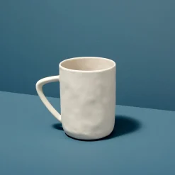 Tam Stoneware Mug, Pearl, Set of 4^Be Home Clearance