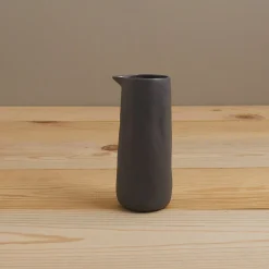 Tam Stoneware Pouring Carafe, Slate^Be Home Best Sale