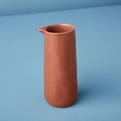 Tam Stoneware Pouring Carafe, Terracotta Rose^Be Home Clearance