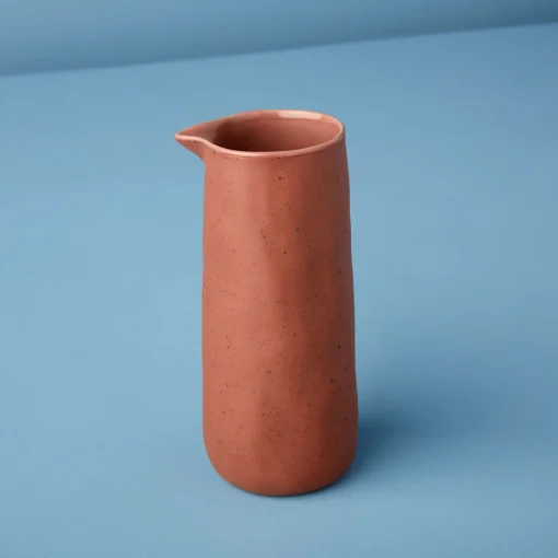 Tam Stoneware Pouring Carafe, Terracotta Rose^Be Home Clearance