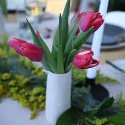 Tam Stoneware Pouring Carafe, Pearl^Be Home Store