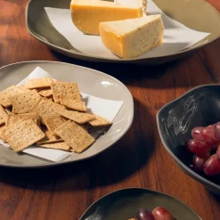 Tam Stoneware Side Plate, Sterling, Set of 4^Be Home Best Sale