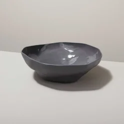 Tam Stoneware Small Serving Bowl, Slate