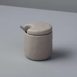 Tam Stoneware Sugar Cellar, Sterling