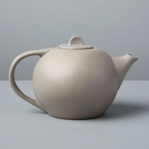 Tam Stoneware Teapot, Sterling^Be Home Flash Sale