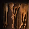 Teak Cocktail Forks, Set of 4
