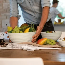 Tierra Serving Bowl, Extra-Large, White^Be Home Hot