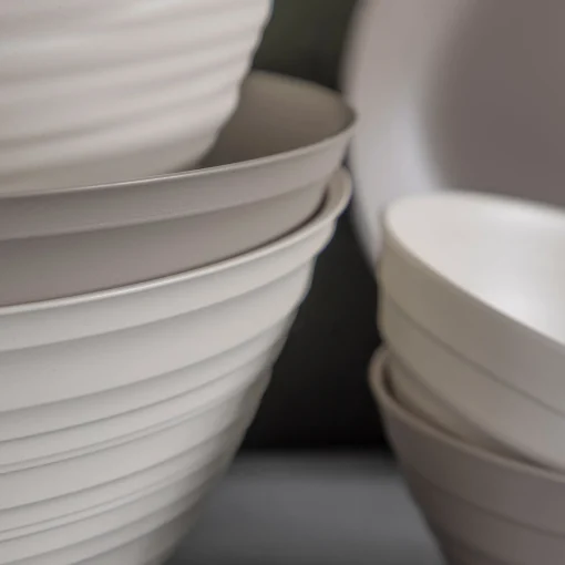 Tierra Serving Bowl, Medium, White^Be Home Sale