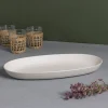Tierra Serving Tray, White^Be Home Discount