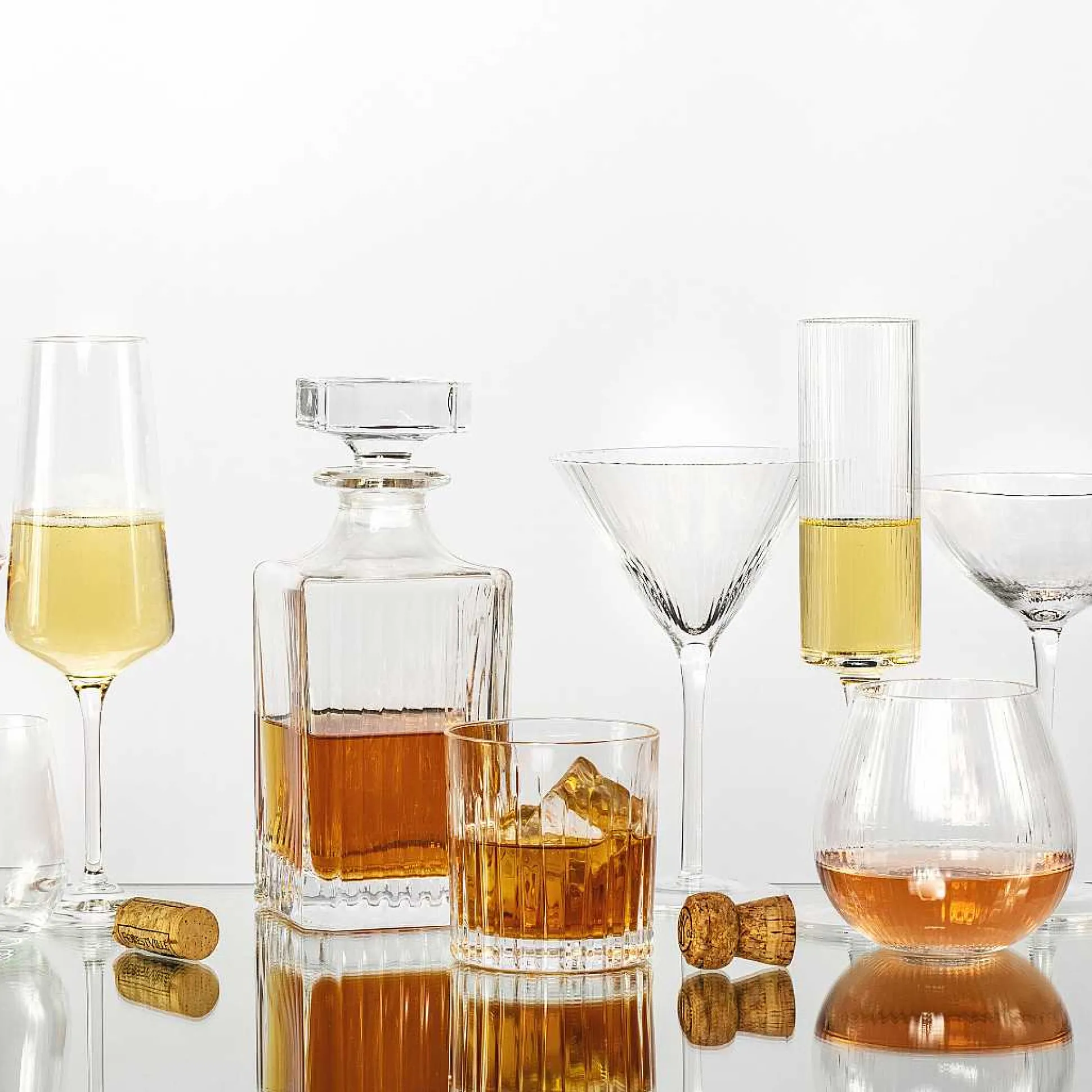 Timeless Crystal Double Old Fashioned Glass, Set of 6