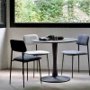 Torsion Black Dining Table, 35.5"