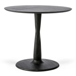 Torsion Black Dining Table, 35.5"
