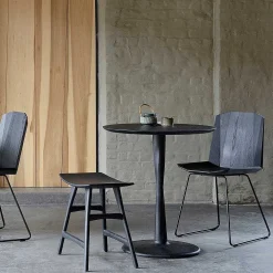 Torsion Black Dining Table, 28"