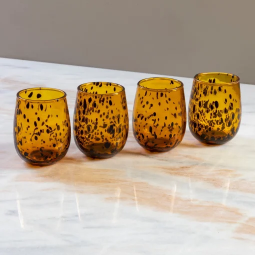 Tortoise Tumbler, Set of 4^Be Home Cheap