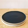 Treves Dinner Plate, Navy, Set of 4^Be Home Hot