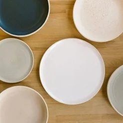 Treves Dinner Plate, Navy, Set of 4^Be Home Hot