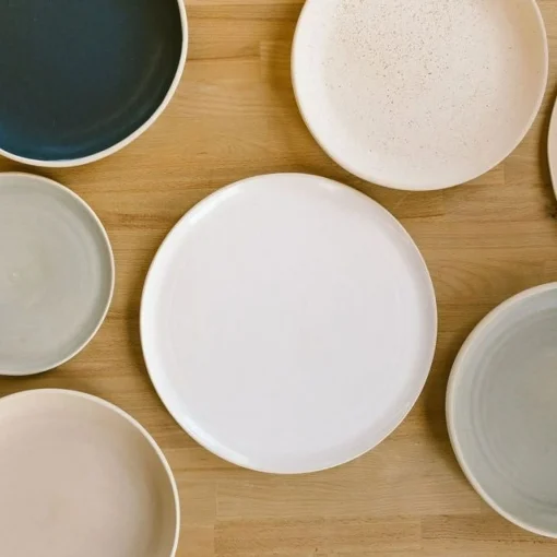 Treves Dinner Plate, Speckled Nude, Set of 4^Be Home Outlet