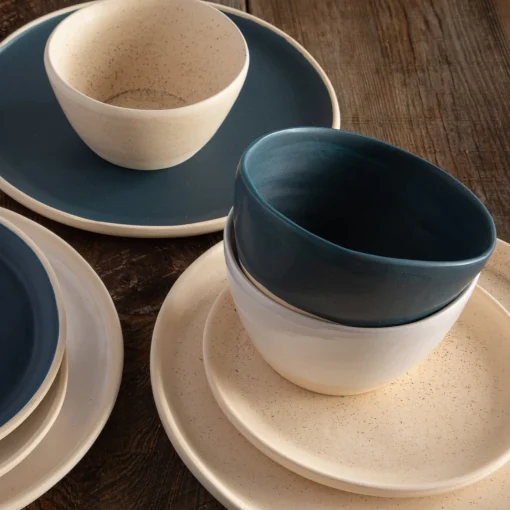 Treves Side Plate, Speckled Nude, Set of 4^Be Home Cheap