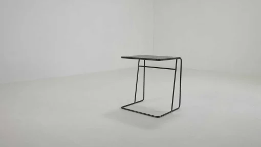 Triptic Side Table, Black