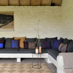 Tulum Lumbar Pillow, Dark^Be Home Cheap