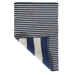 Veranda Indoor / Outdoor Rug 8' x 10', Light Grey & Indigo^Be Home Store