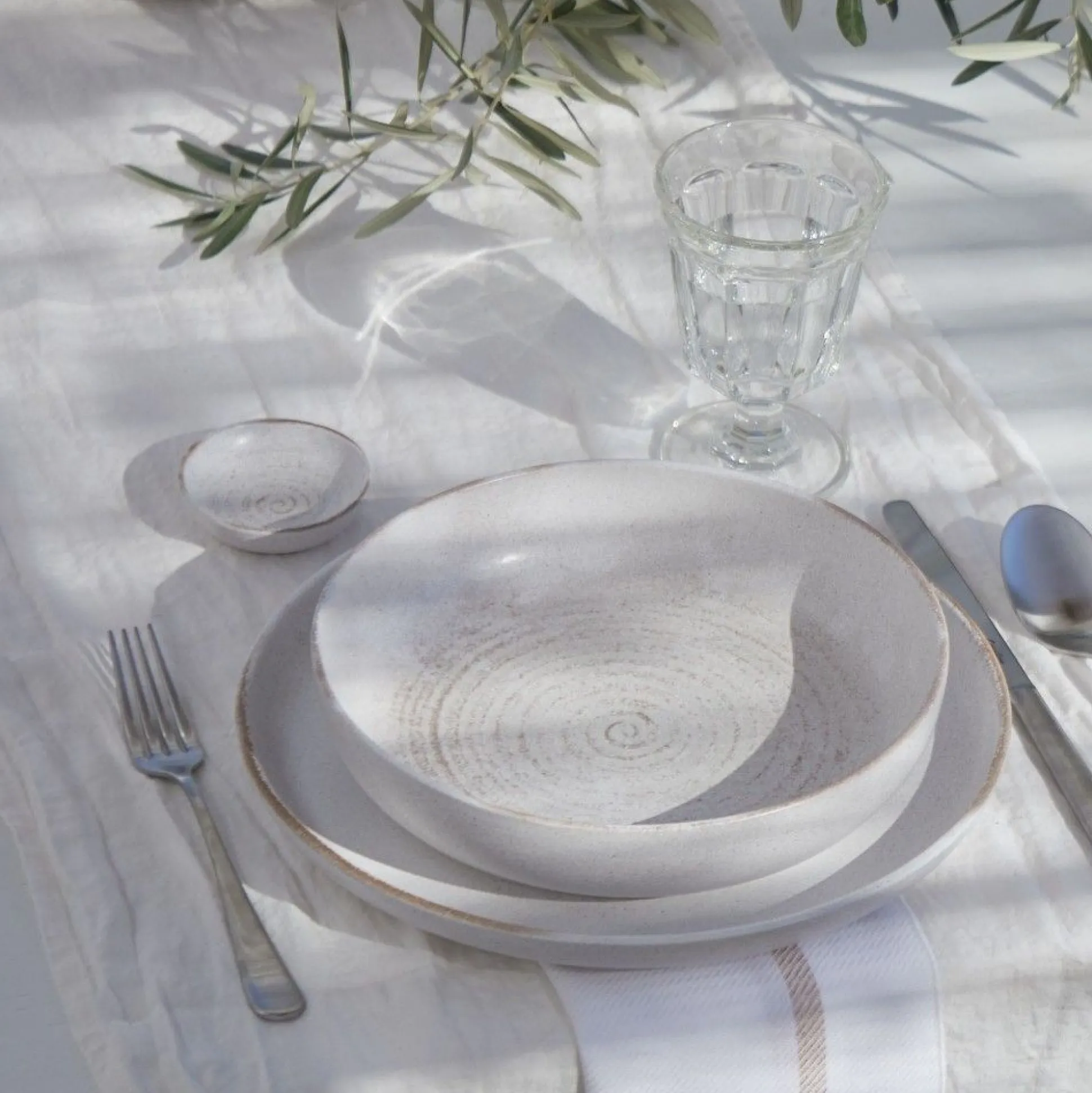 Vermont Soup / Pasta bowl, Cream, Set of 4^Be Home Cheap