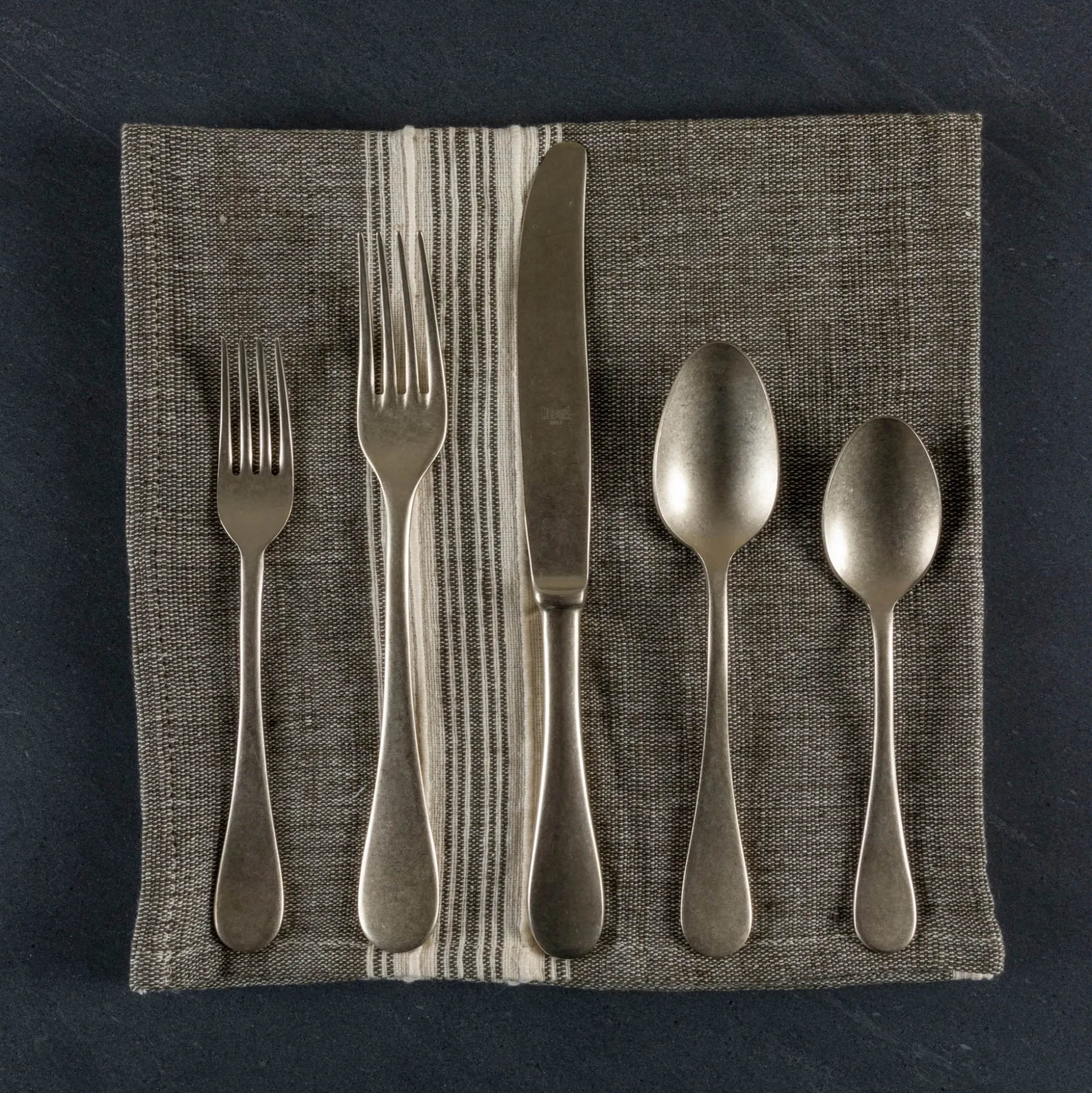 Vintage Champagne Flatware Set^Be Home Fashion