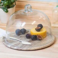 Waterfall Marble Glass Cloche