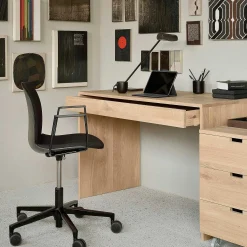Wave Solid Oak Desk