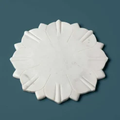 White Marble Lotus Board