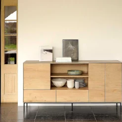 Whitebird Oak Sideboard, 3 Doors, 2 Drawers