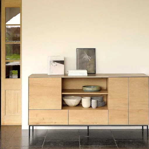 Whitebird Oak Sideboard, 3 Doors, 2 Drawers