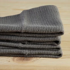 Willow Napkins, Set of 4, Charcoal^Be Home Store