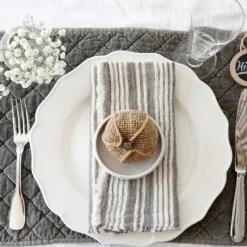 Yountville Napkins, Charcoal, Set of 4^Be Home Cheap