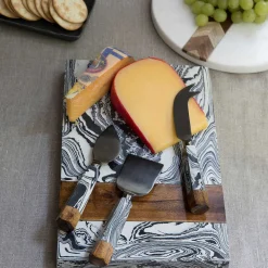 Zebra Cheese Knives, Set of 3