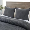 Zuma Queen Blanket, Charcoal^Be Home Best Sale